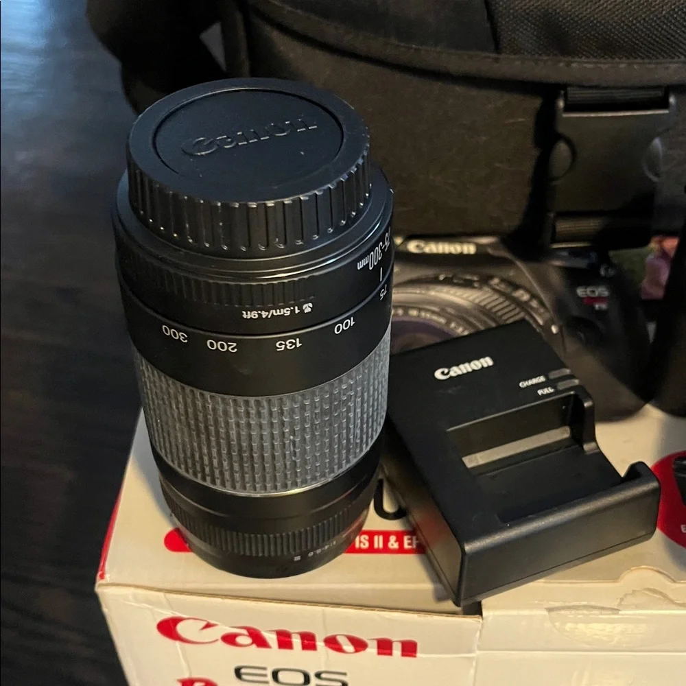 Canon EOS Rebel T5 Premium Kit with Black Bag